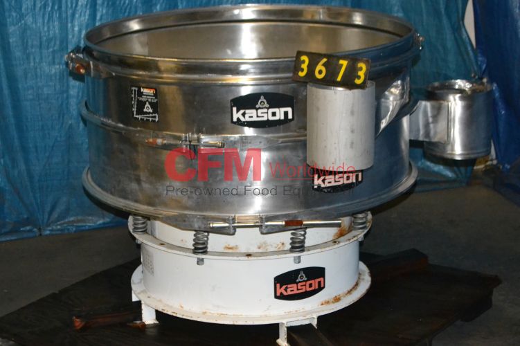 Kason model K401SS 40" diameter single deck sifter